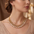Set Collana e Orecchini Royal Cascade con Cristalli a Goccia - Stile Donna Bags