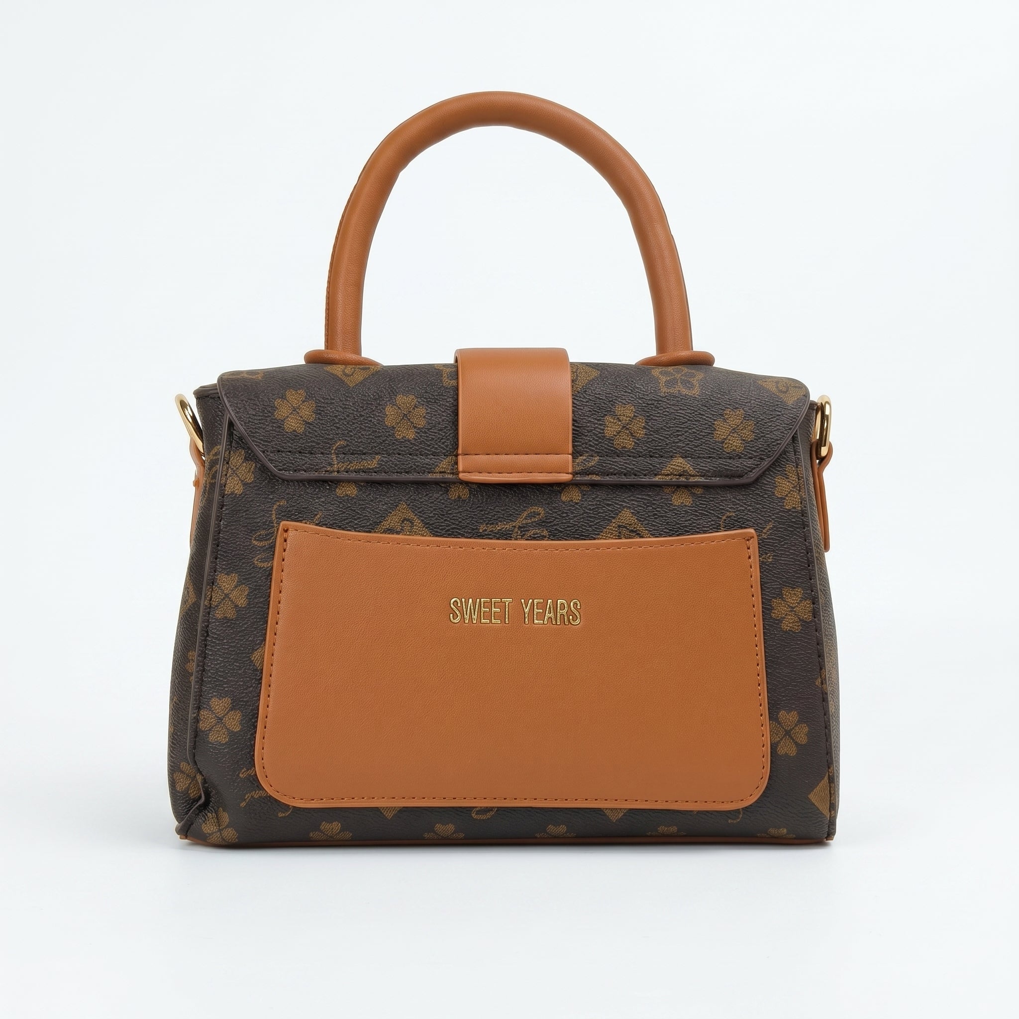 Sweet Years Mini Borsa a Tracolla in Ecopelle con Stampa Floreale - Stile Donna Bags