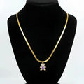 Sweetheart Collana con Ciondolo Orsetto in Argento Lucido - Stile Donna Bags