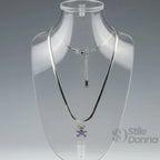 Sweetheart Collana con Ciondolo Orsetto in Argento Lucido - Stile Donna Bags