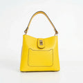 The Stile Aura Borsa in Vera Pelle con Finiture Dorate Made in Italy - Stile Donna Bags