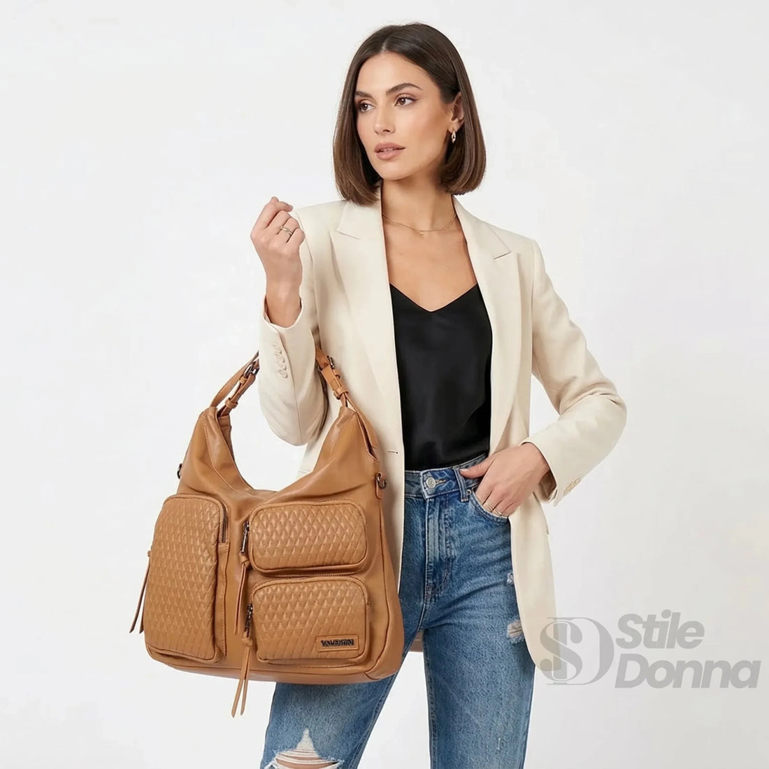 Valentini Hobo-Täsch aus brongem Konschtlieder mat sëlwerfaarwege Finishen