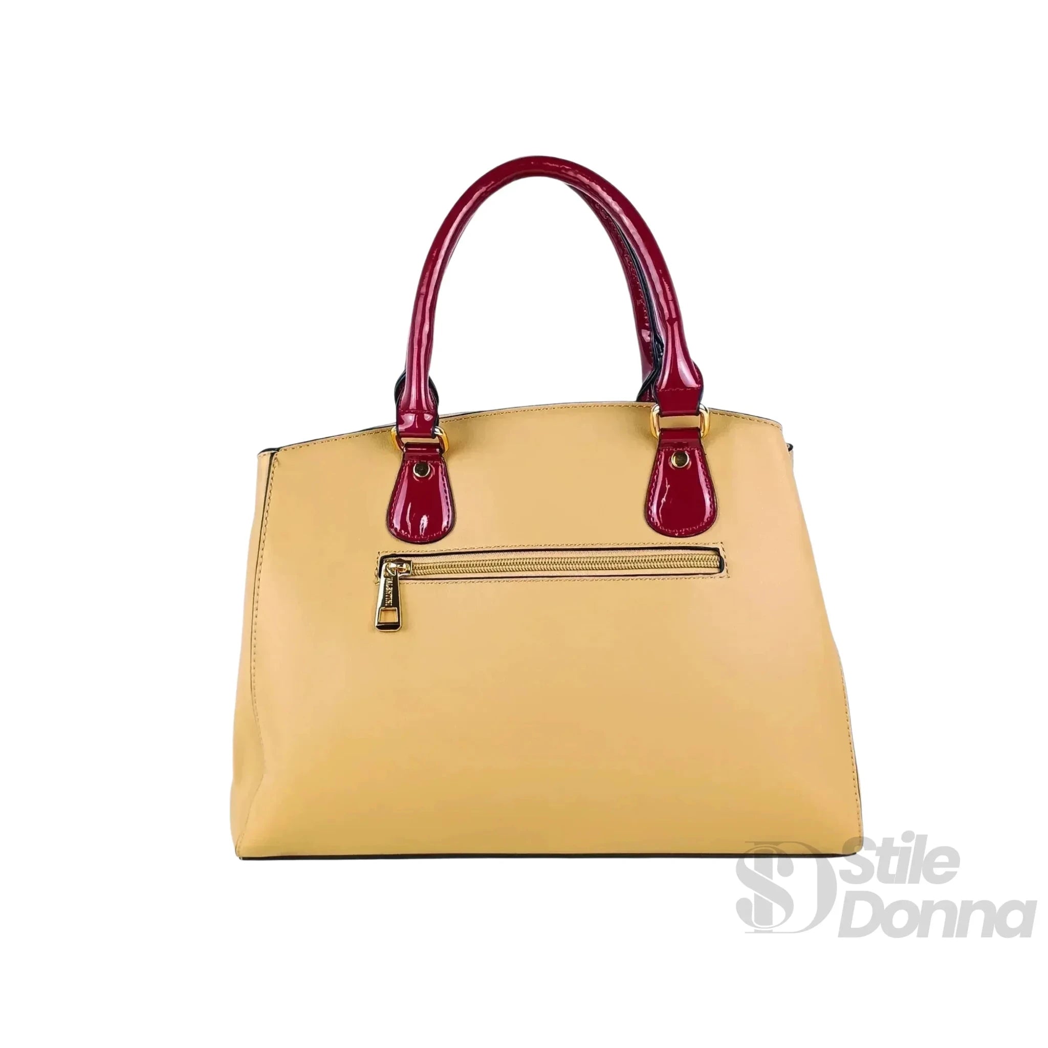 Valentini Borsa Tote in Ecopelle con Ricamo Floreale e Scritta Love in Paillettes - Stile Donna Bags
