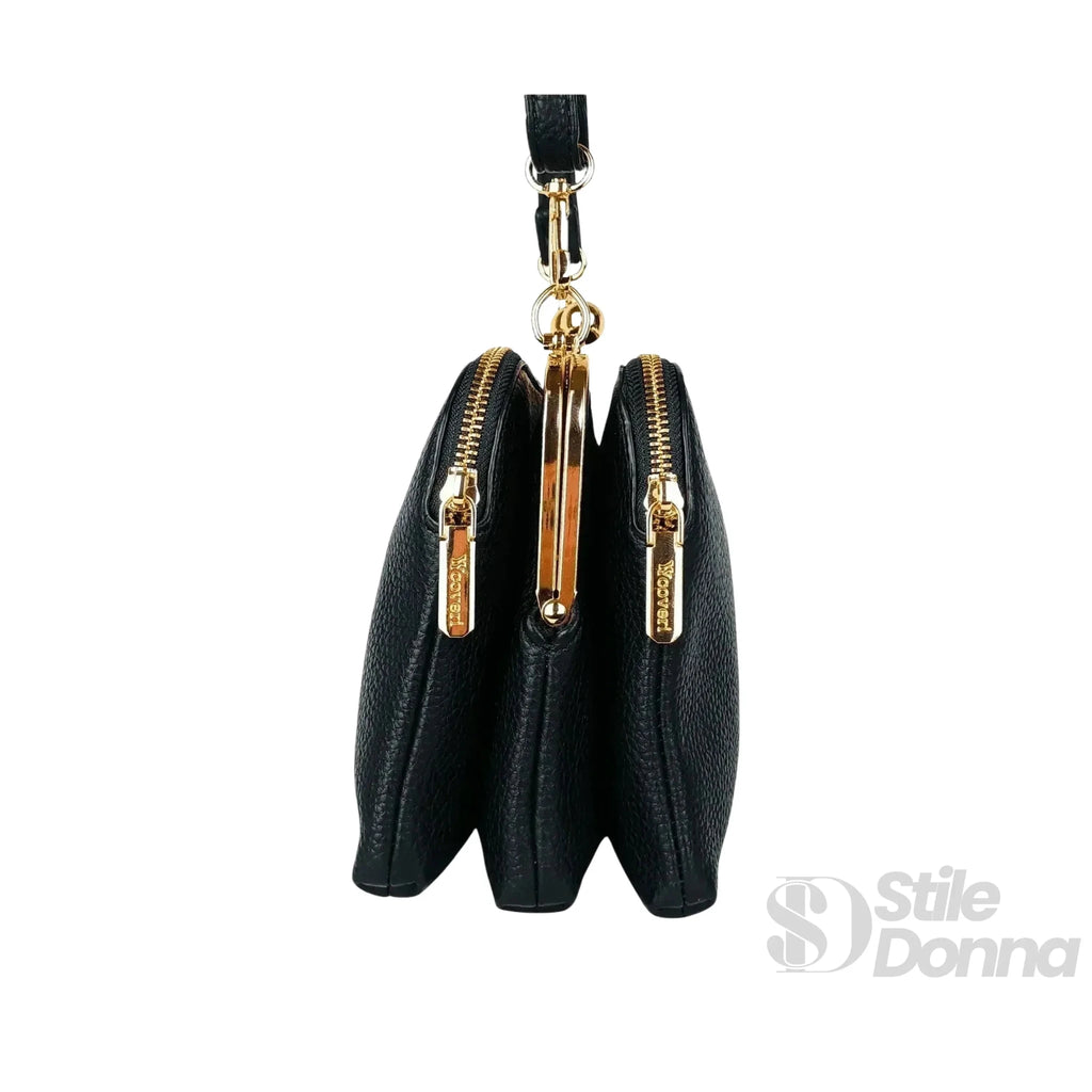 YY Coveri Pochette a Tracolla in Ecopelle con Logo Dorato - Stile Donna Bags