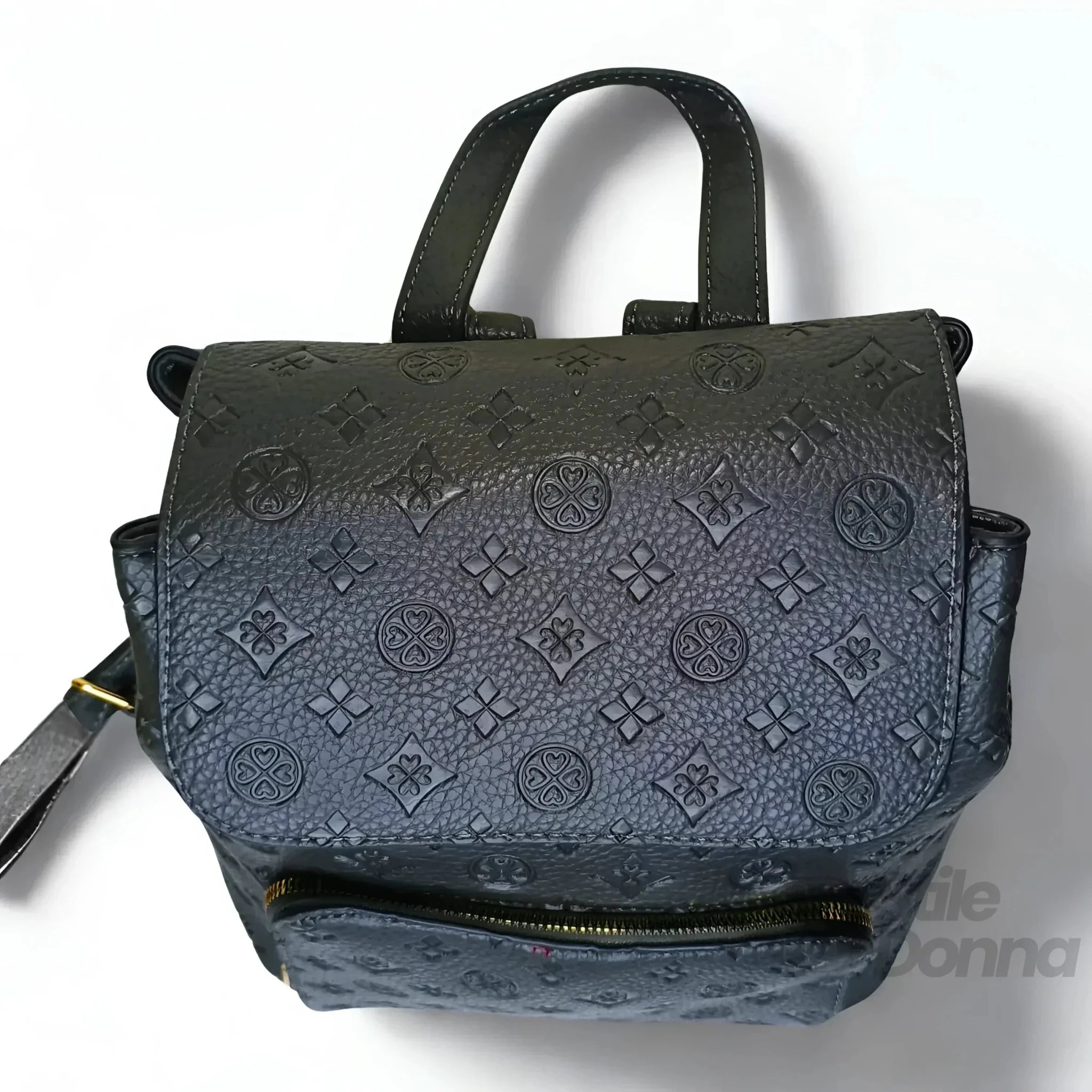 Zaino in Ecopelle Grigio per Uso Urbano e Professionale - Stile Donna Bags