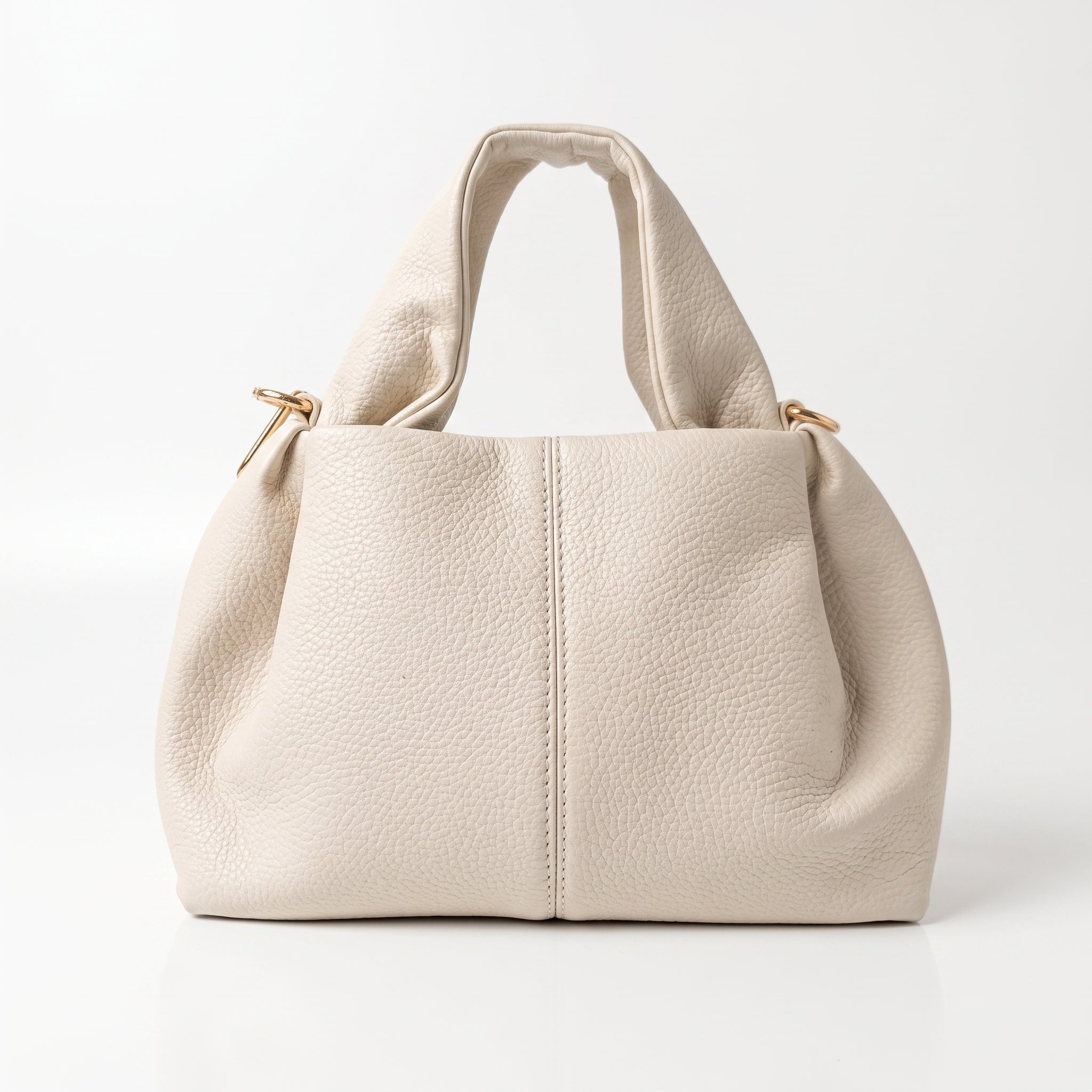 Borsa a Mano Coconuda in Ecopelle Goffrata con Charm Decorativo e Tracolla - Stile Donna Bags