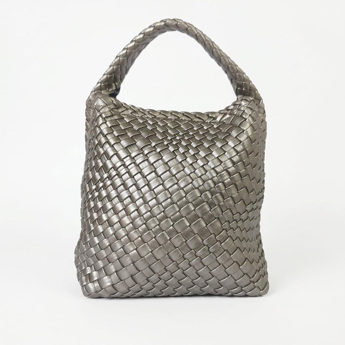 Borsa a Mano in Ecopelle Intrecciata - Stile Donna - Catania