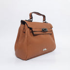 Borsa a Mano in Ecopelle Marrone - Stile Donna - Catania