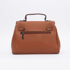 Borsa a Mano in Ecopelle Marrone - Stile Donna - Catania