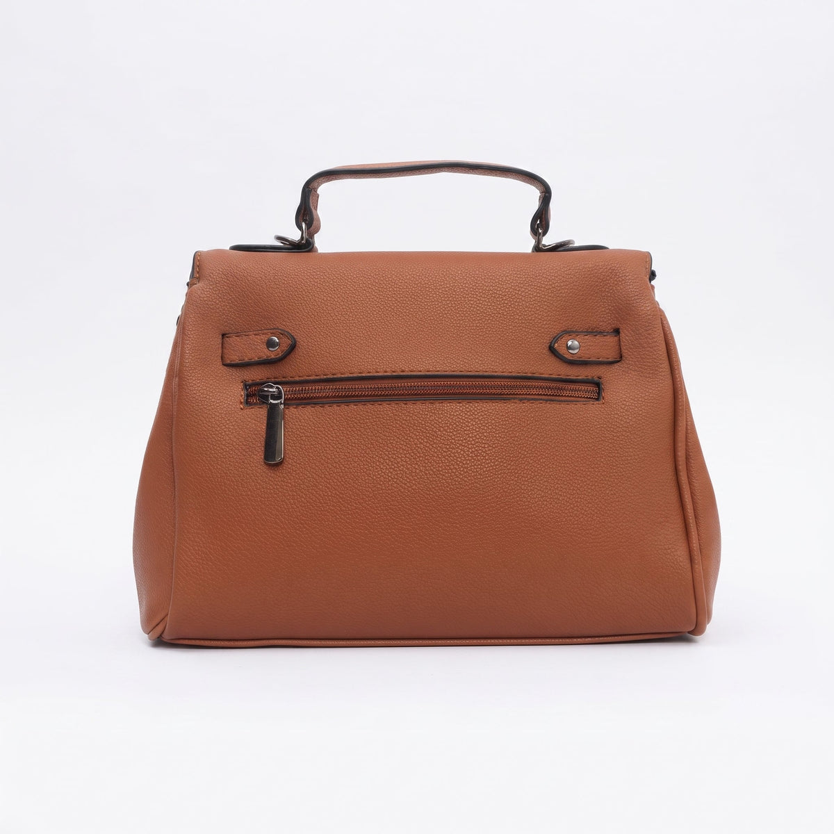 Borsa a Mano in Ecopelle Marrone - Stile Donna - Catania