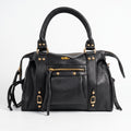 Borsa a Mano in Ecopelle Nera - Stile Donna - Catania