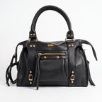 Borsa a Mano in Ecopelle Nera - Stile Donna - Catania