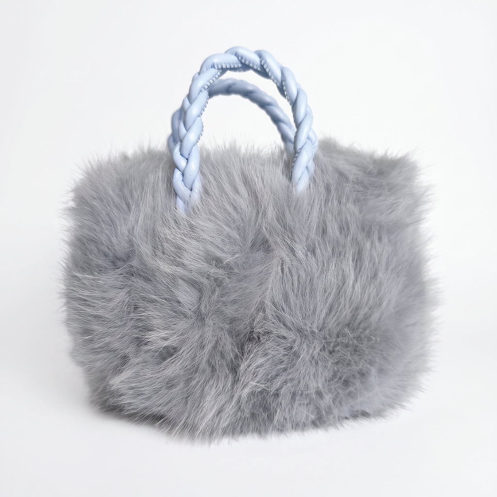 Borsa a Mano in Pelliccia Sintetica - Stile Donna - Catania