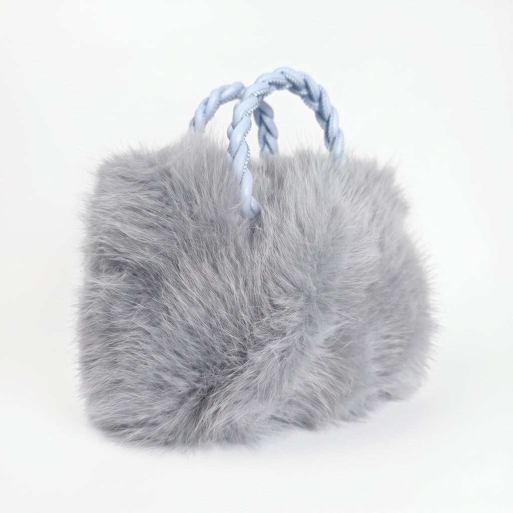 Borsa a Mano in Pelliccia Sintetica - Stile Donna - Catania