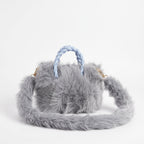 Borsa a Mano in Pelliccia Sintetica - Stile Donna - Catania