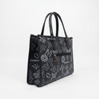 Borsa a Mano Nera con Stampa - Stile Donna - Catania