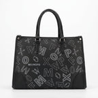 Borsa a Mano Nera con Stampa - Stile Donna - Catania