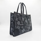 Borsa a Mano Nera con Stampa - Stile Donna - Catania