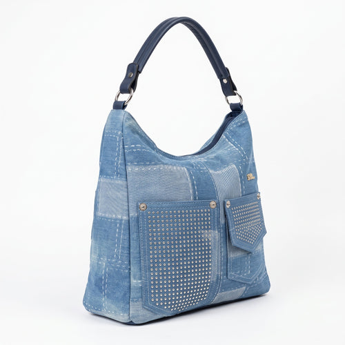 Borsa a Spalla in Denim Urban Edge - Stile Donna - Catania