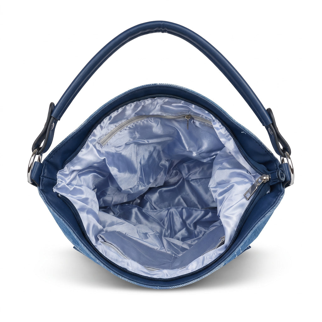 Borsa a Spalla in Denim Urban Edge - Stile Donna - Catania