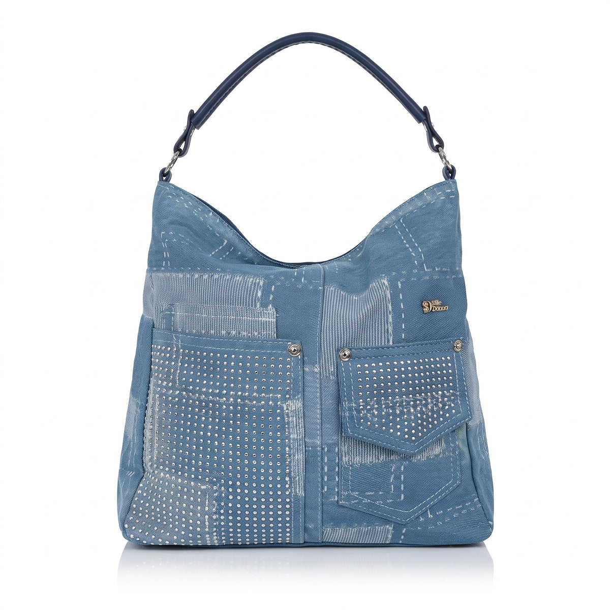 Borsa a Spalla in Denim Urban Edge