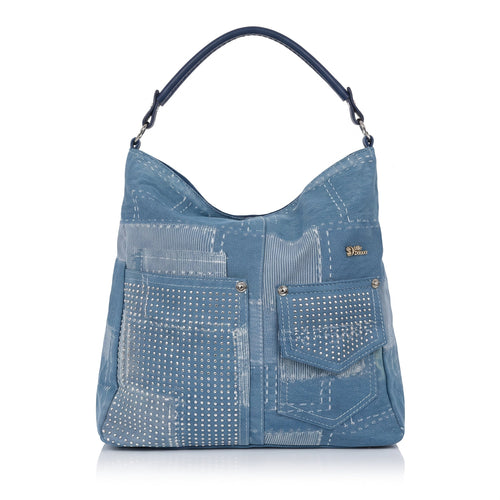 Borsa a Spalla in Denim Urban Edge - Stile Donna - Catania