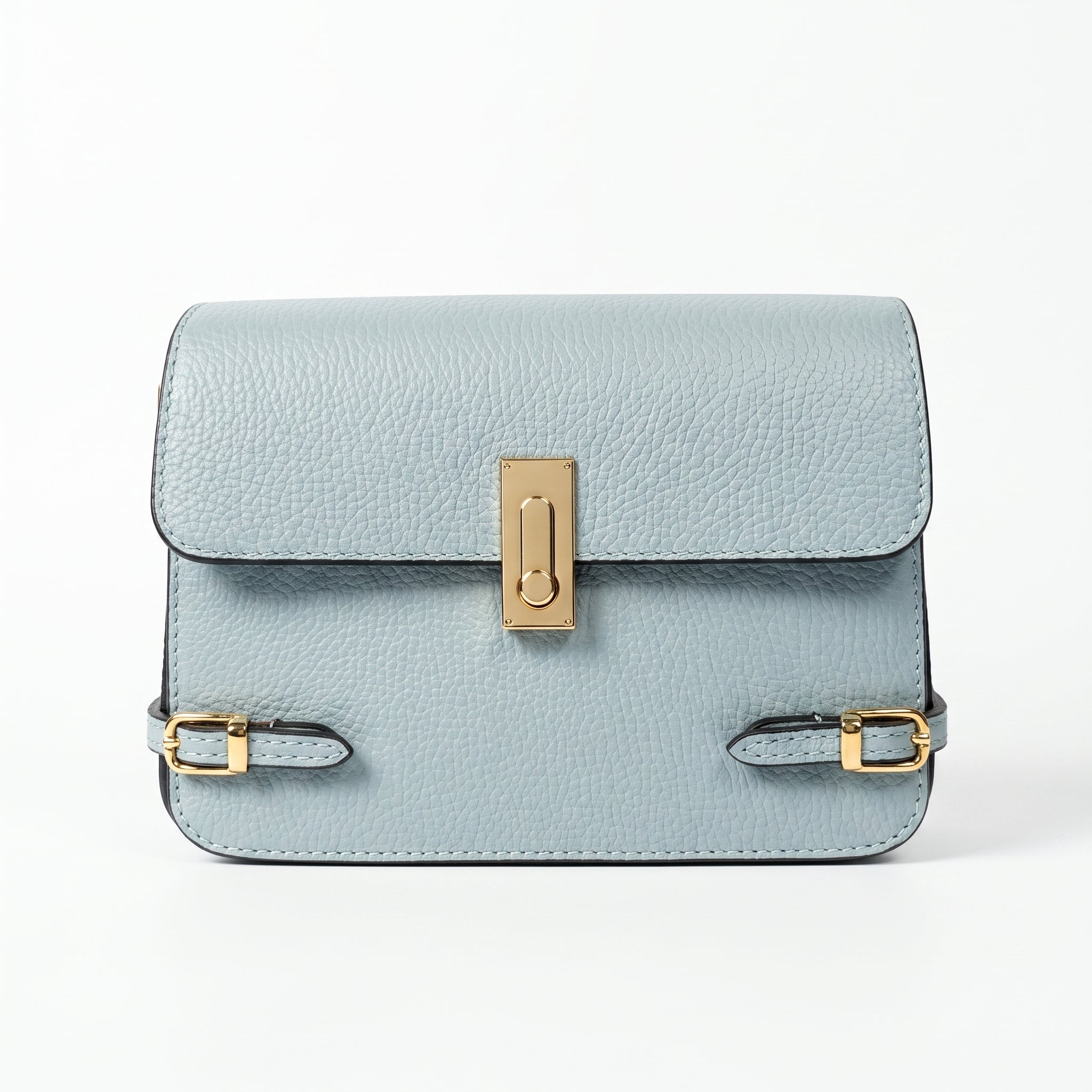 Borsa a Tracolla Buckle Up in Vera Pelle Regolabile - Stile Donna Bags