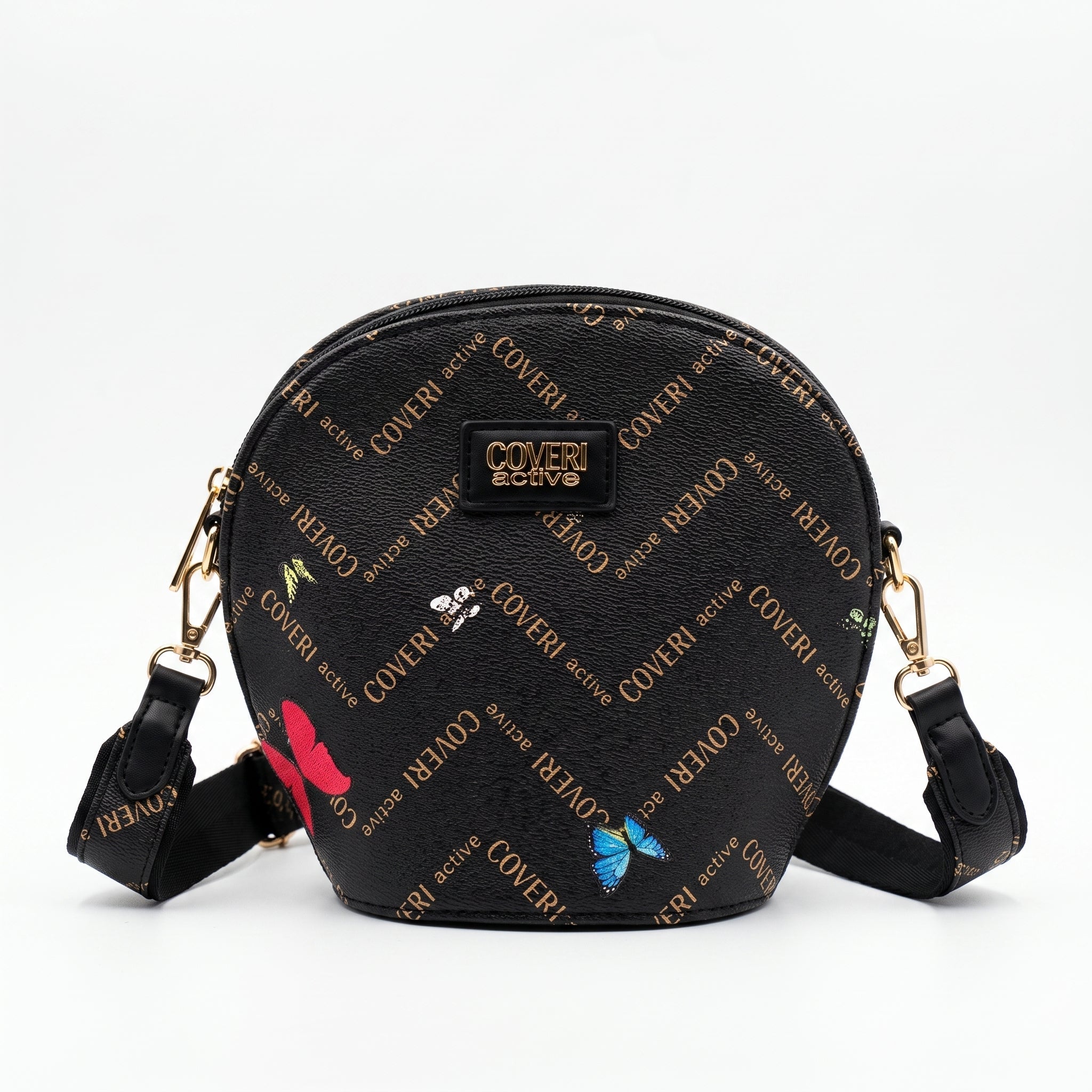 Borsa a Tracolla Coveri Active Tonda – Monogram con Farfalle - Stile Donna Bags