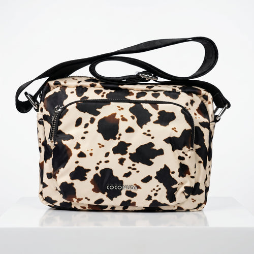 Borsa Coconuda Zebrata in Nylon con Stampa Animalier - Stile Donna Bags