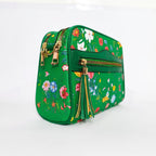 Borsa con Stampa Floreale Verde - Stile Donna - Catania