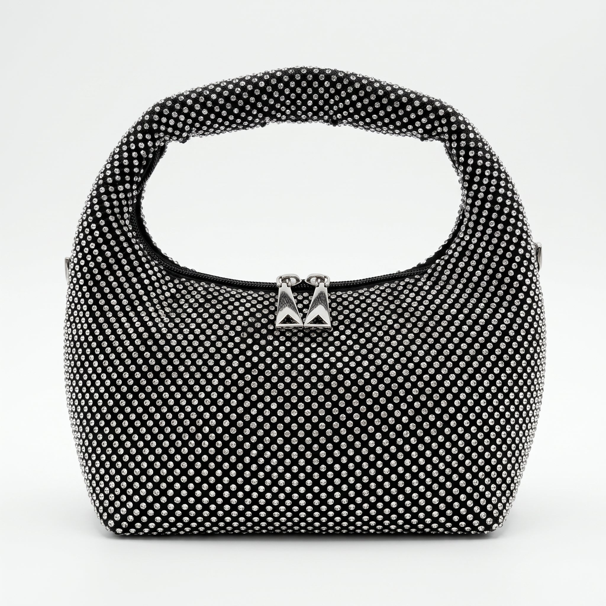 Borsa da Sera in Mesh di Strass Oro - Stile Donna Bags