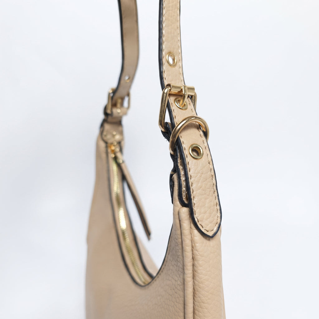Borsa Hobo in Ecopelle Beige - Stile Donna - Catania
