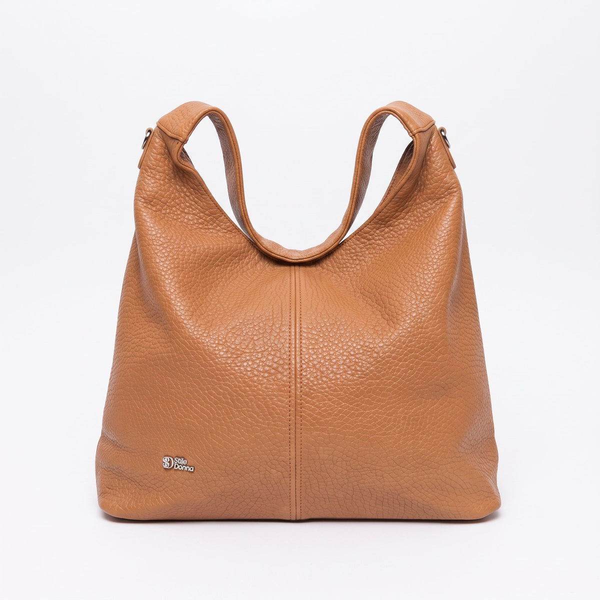 Borsa Hobo in Ecopelle Marrone - Stile Donna - Catania