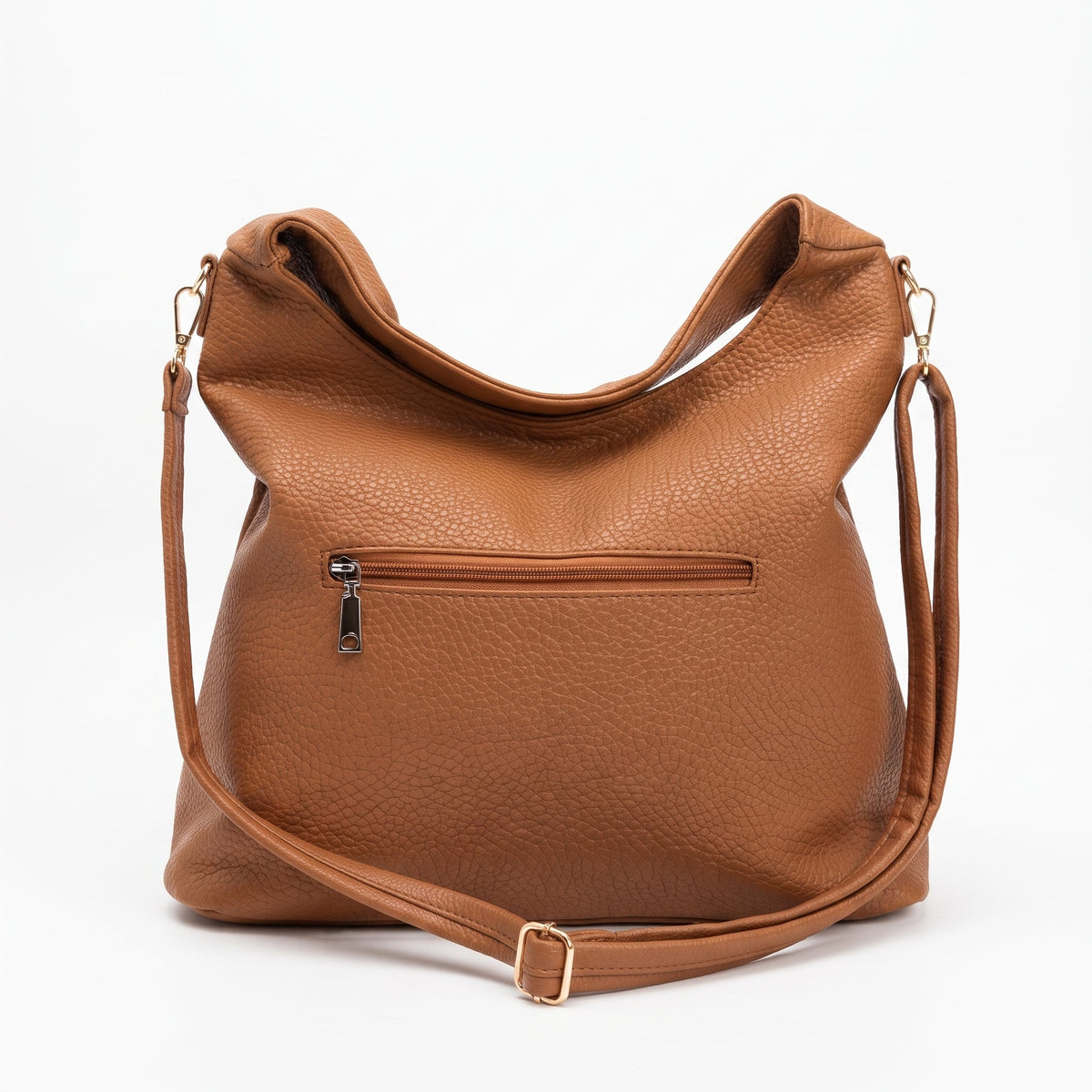 Borsa Hobo in Ecopelle Marrone - Stile Donna - Catania