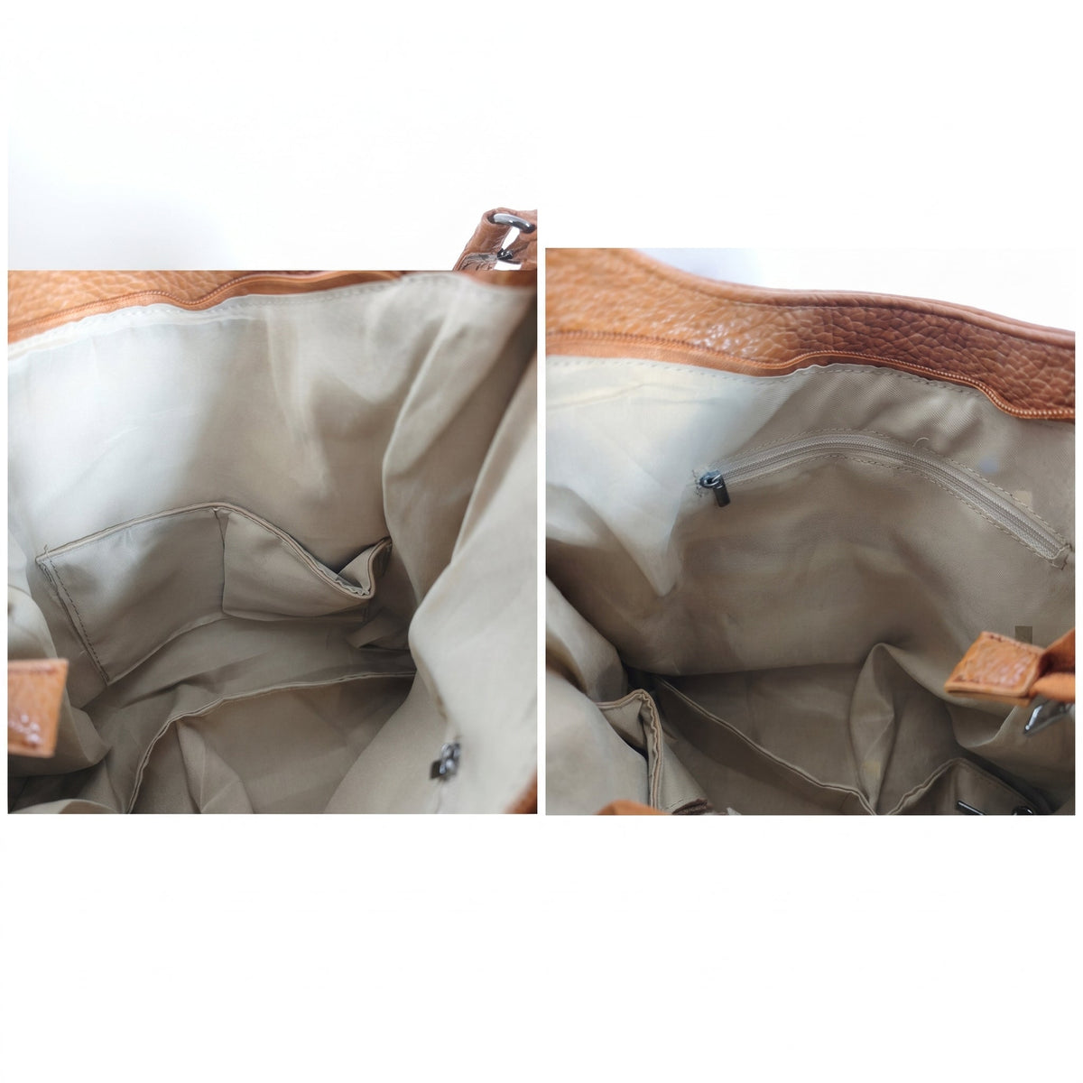 Borsa Hobo in Ecopelle Marrone - Stile Donna - Catania