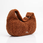 Borsa Hobo Trama Orsacchiotto Marrone - Stile Donna - Catania