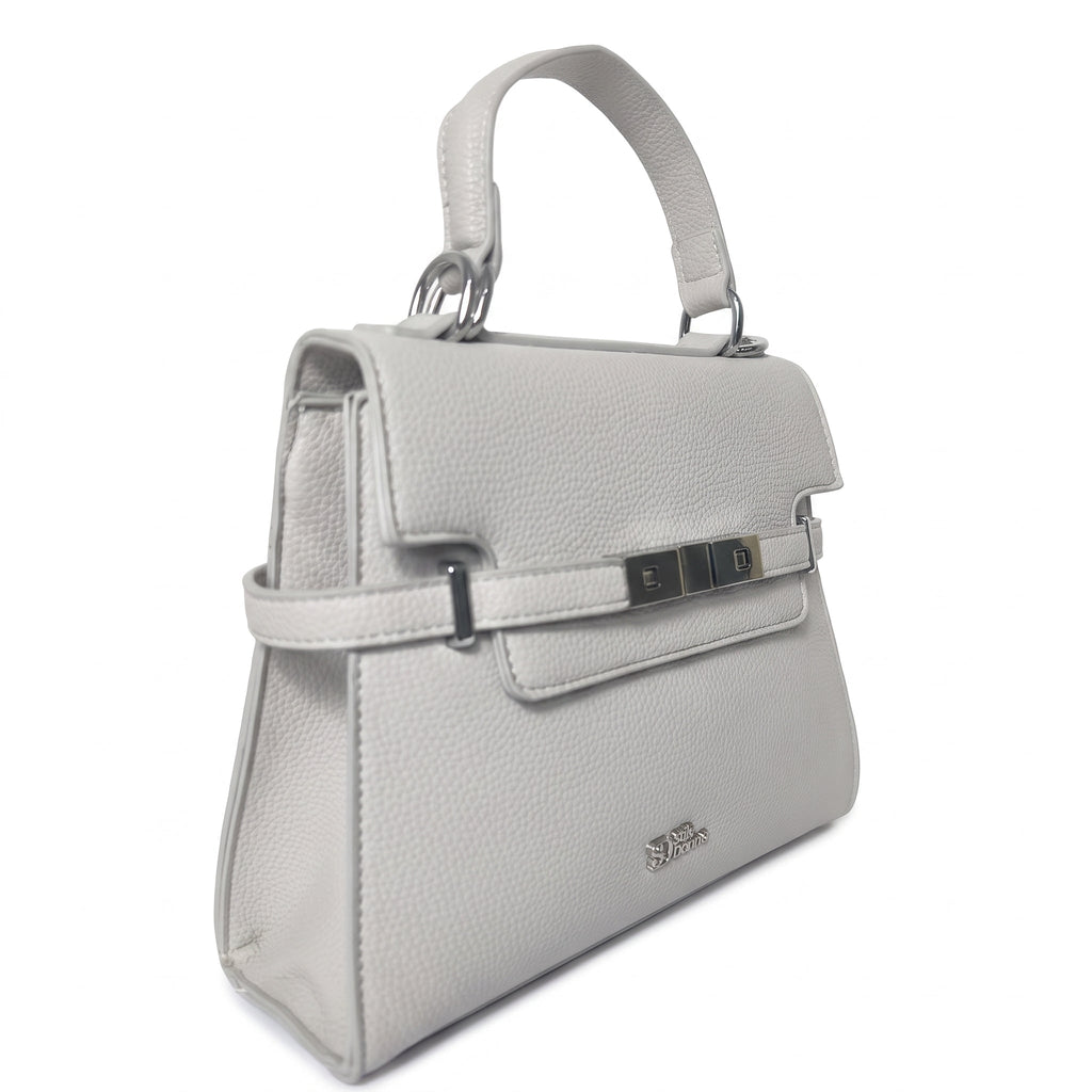Borsa in Ecopelle Grigio - Stile Donna - Catania