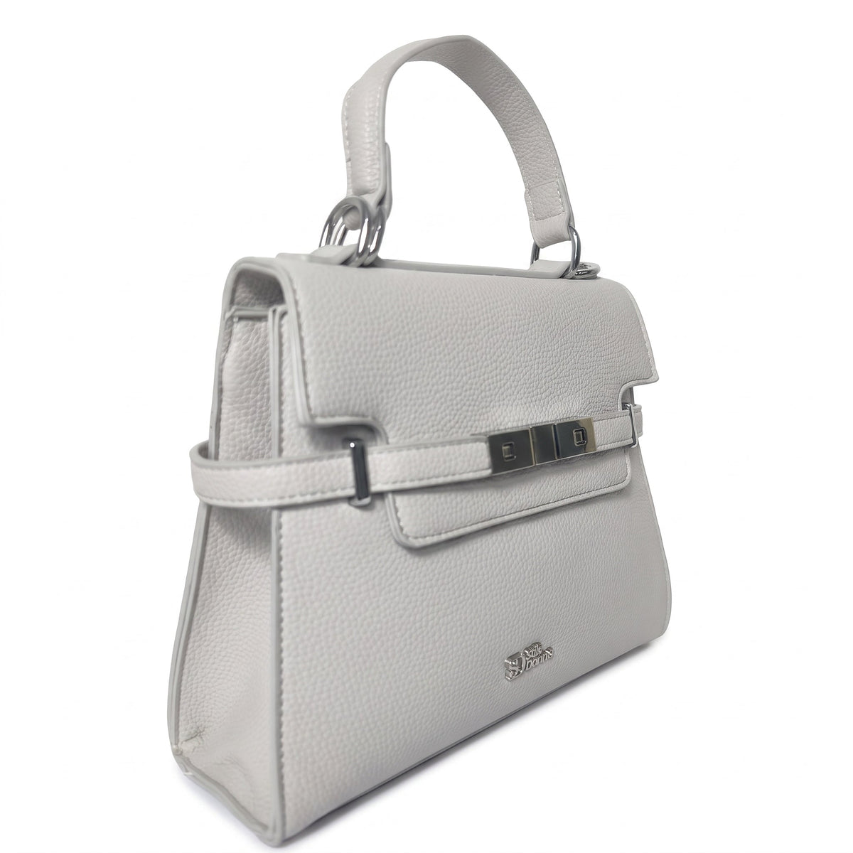 Borsa in Ecopelle Grigio - Stile Donna - Catania