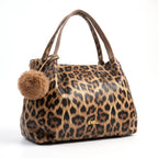 Borsa Leopardata Dettagli Dorati - Stile Donna - Catania