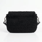 Borsa Nera con Manico Intrecciato - Stile Donna - Catania