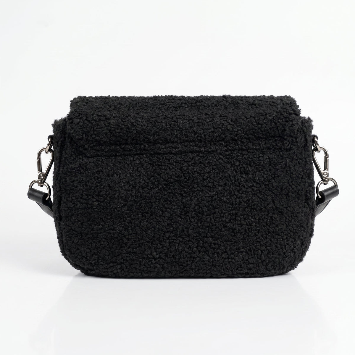 Borsa Nera con Manico Intrecciato - Stile Donna - Catania