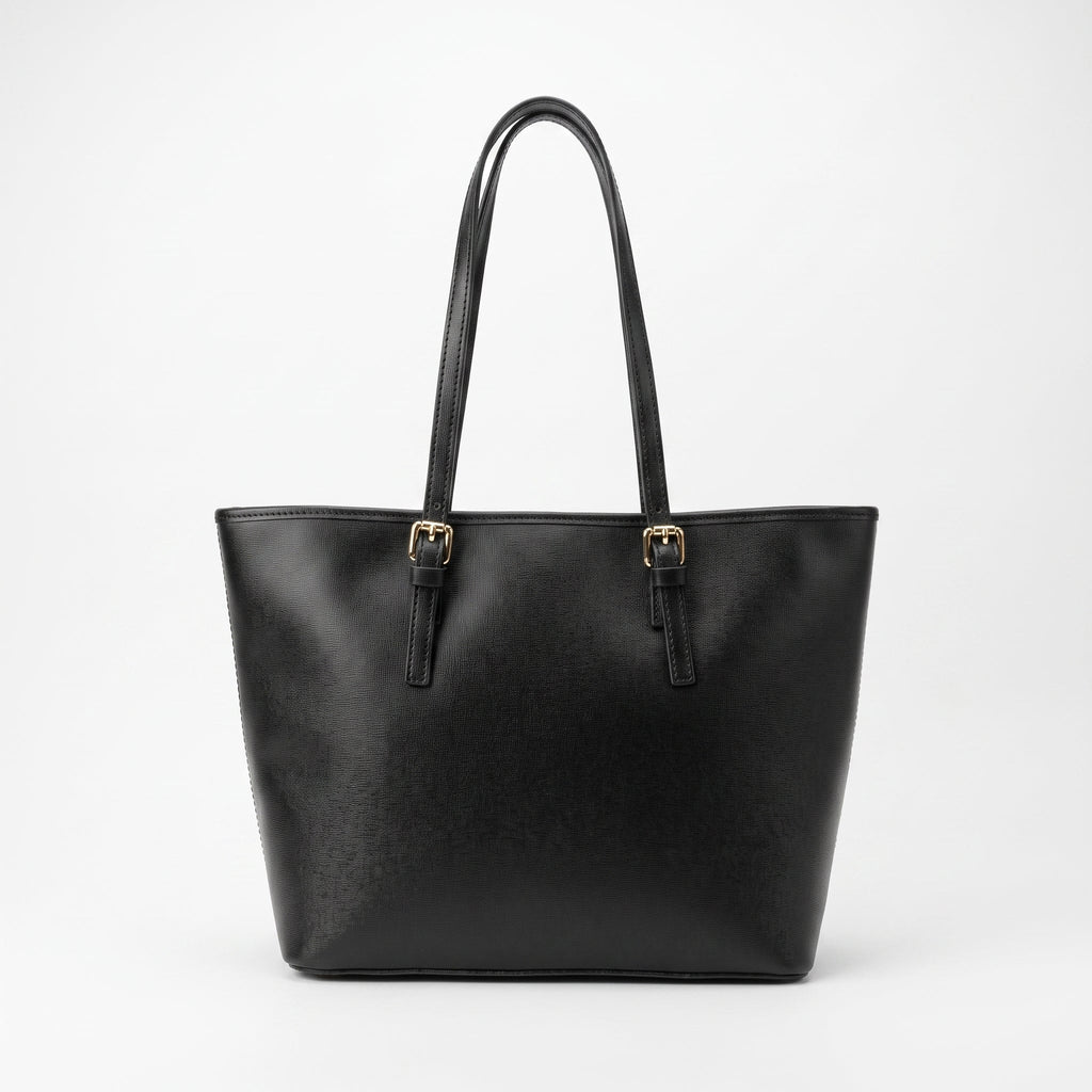 Borsa Serena Shopper in Vera Pelle Saffiano con Tasca Interna – Stile Donna Bags - Stile Donna Bags