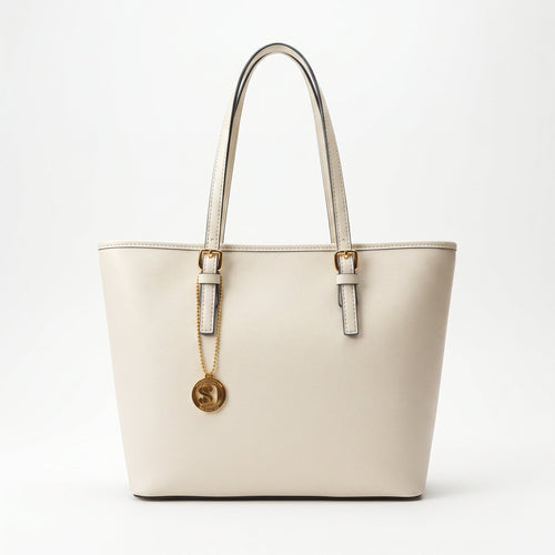 Borsa Serena Shopper in Vera Pelle Saffiano con Tasca Interna – Stile Donna Bags - Stile Donna Bags