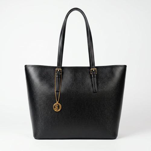 Borsa Serena Shopper in Vera Pelle Saffiano con Tasca Interna – Stile Donna Bags - Stile Donna Bags
