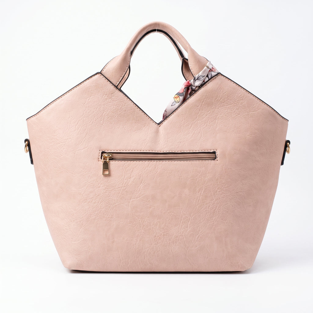 Borsa Tote in Ecopelle Rosa - Stile Donna - Catania