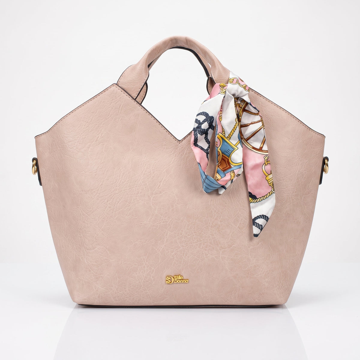 Borsa Tote in Ecopelle Rosa - Stile Donna - Catania
