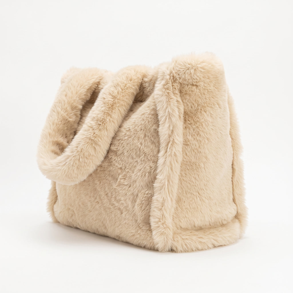 Borsa Tote in Pelliccia Sintetica - Stile Donna - Catania