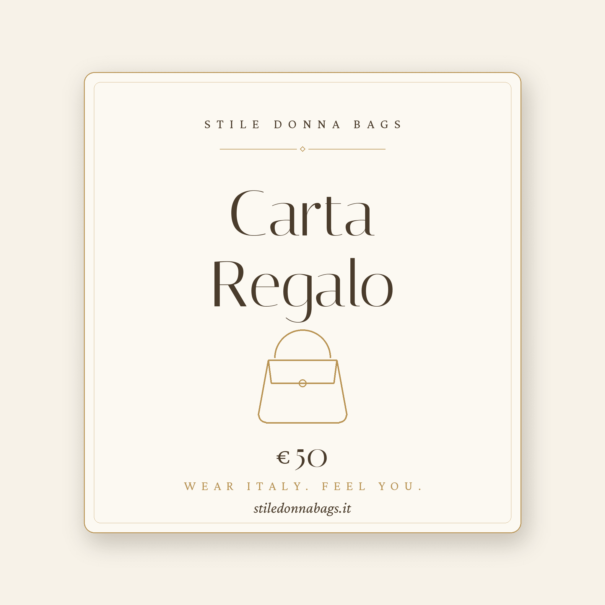 Carta Regalo Stile Donna Bags - Stile Donna Bags