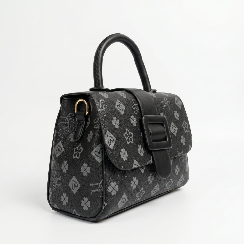 Sweet Years Mini Borsa a Tracolla in Ecopelle con Stampa Floreale - Stile Donna Bags