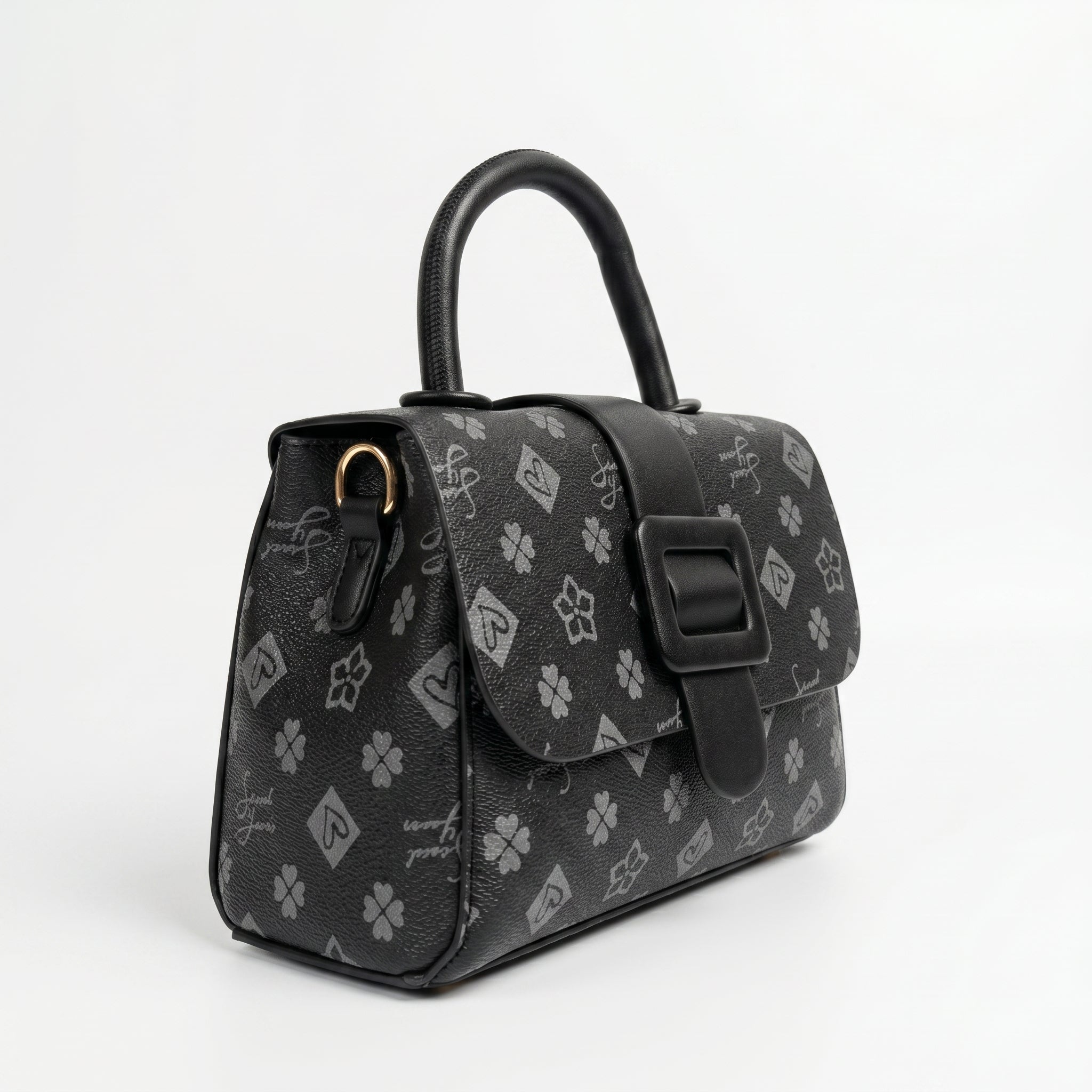 Sweet Years Mini Borsa a Tracolla in Ecopelle con Stampa Floreale - Stile Donna Bags